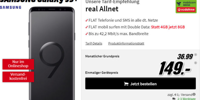 Saturn Galaxy S9 Sennheiser Hd 450 Mit Allnet Vertrag Für 2199