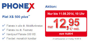 Drillisch Allnet Flat Aktionen mit 500 MB oder 2GB