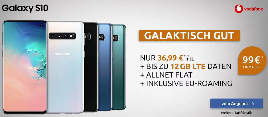 Galaxy S10 Vertrag