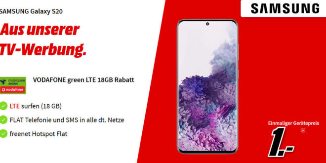 Media Markt Galaxy S Mit 10gb Telekom Allnet Flat Fur 24 99