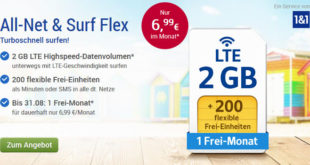 GMX (WEB.DE) All-Net & Surf Flex Handyvertrag